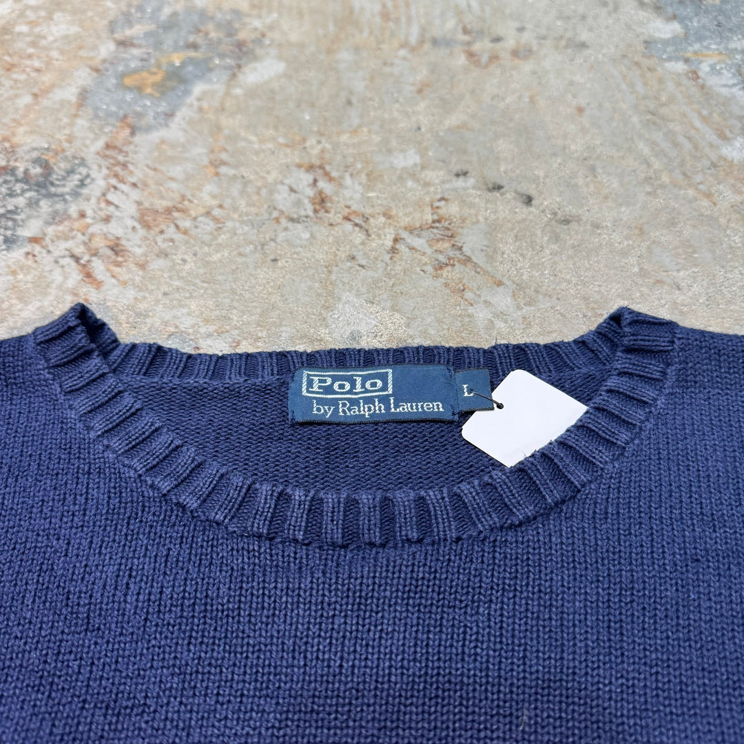 旧衣POLO by Ralph Lauren/ POLO Ralph Lauren/圆领针织毛衣/尺寸L