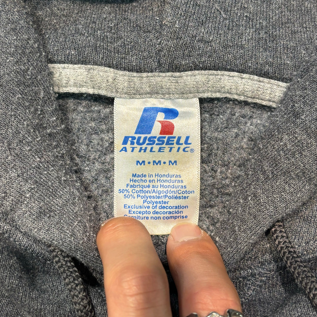 Used clothing RUSSELL ATHLETIC/ Russell Athletic/Blank pullover hoodie/Plain/Size M