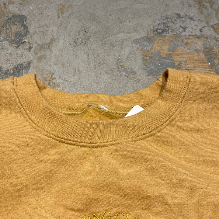 #4122 古着 Unknow/Crew Neck Print Sweat/クルーネックプリントスウェット/ST.MORITZ SWITZERLAND/サイズXL相当