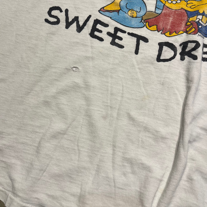 古着 90's ザ・シンプソンズ/SWEET DREAMS/ヴィンテージ シングルステッチ Tシャツ/サイズL-XL相当