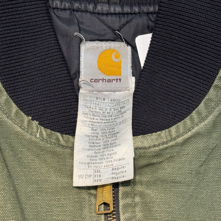 古着 Carhartt/ カーハート/ ダックベスト/ ダック地/ 裏地キルティング/ サイズ3XL