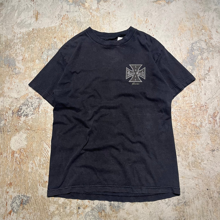 Used clothing 90's HARD ROCK CAFE Detroit/Hard Rock Cafe/Advertising/Company/Printed T-shirt/Size equivalent to 2XL