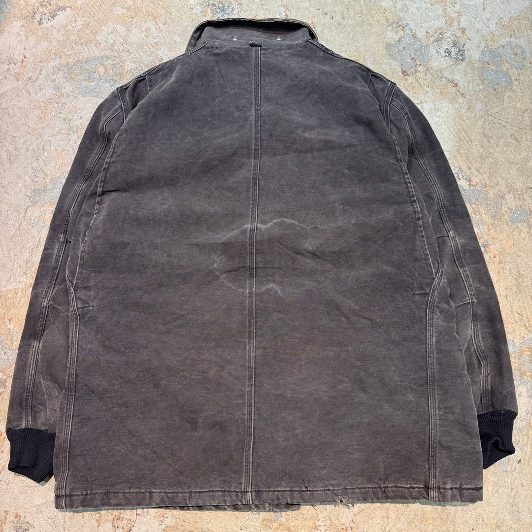 古着 carhartt/ カーハート/ トラディショナルコート/ 裏地キルティング/ 襟コーデュロイ/ サイズ3XL相当