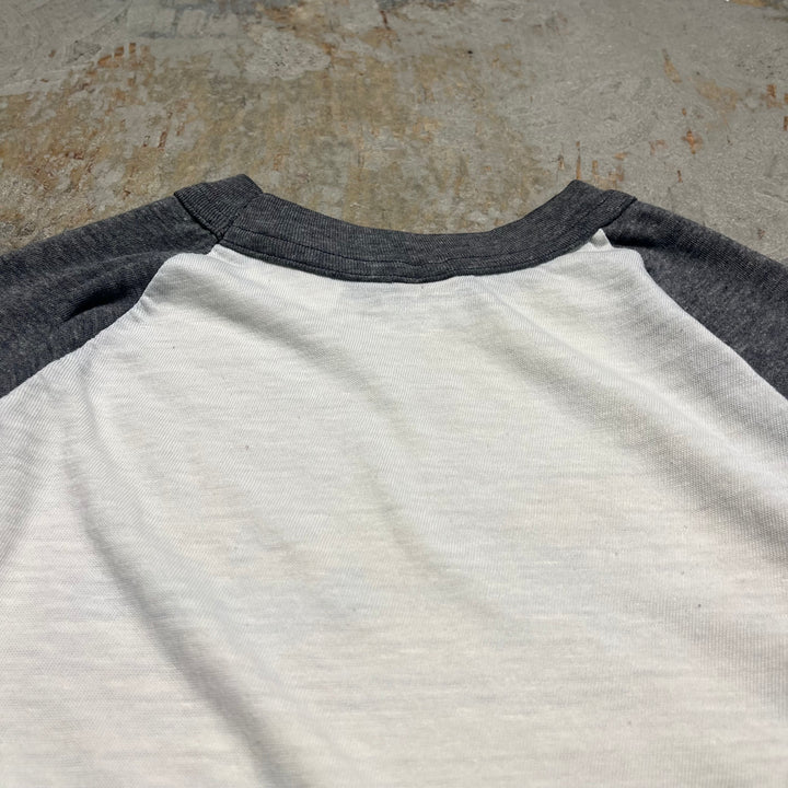 古着 81's リノ・エアレース 全国選手権/飛行機/ヴィンテージ シングルステッチ リンガーTシャツ/サイズM