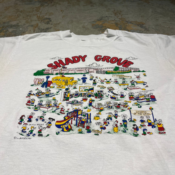 #4298 Unknow/short sleeve t-shirt Tee/シングルステッチ/SHADY GROVE/半袖Tシャツ/90's/サイズXL相当