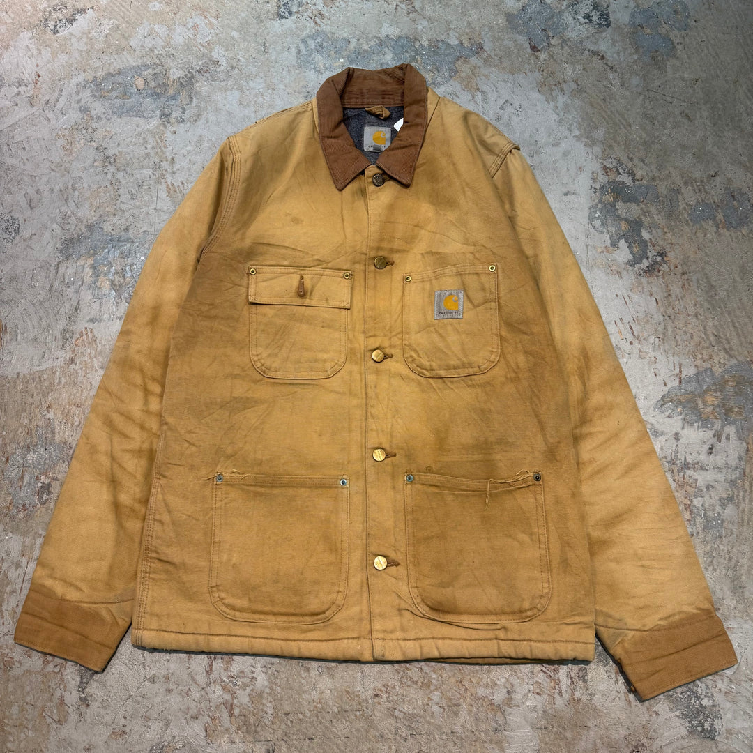 古着 carhartt/ カーハート/ ミシガンチョアコート/ ダック地/ 裏地ブランケット/ サイズM