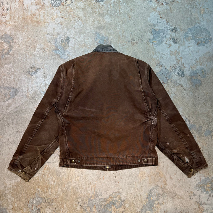 Used clothing 90's carhartt/ Carhartt/ Detroit jacket/ Duck fabric/ Blanket lining/ Checkered pattern/ Size M