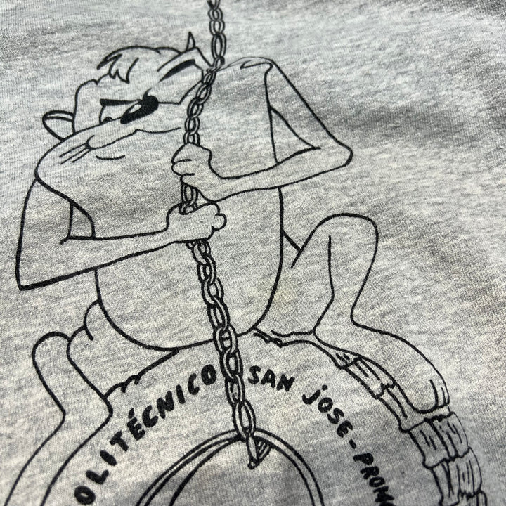 #3991 古着 Unknow/Crew neck sweat/クルーネックスウェット/LOONEY TUNES/ダズマニアン・デビル/サイズXL