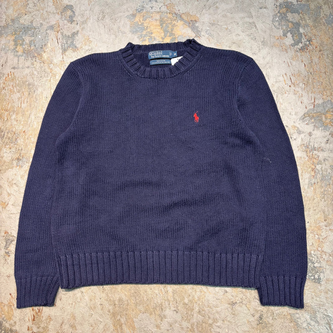 Ralph Lauren/Polo Ralph Lauren/Crew Neck Knit Sweater/Size M의 빈티지 폴로