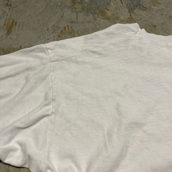 古着 USA製 90's フルーツオブザルーム/"THE BARFLYS"/ヴィンテージ シングルステッチ プリントTシャツ/サイズL