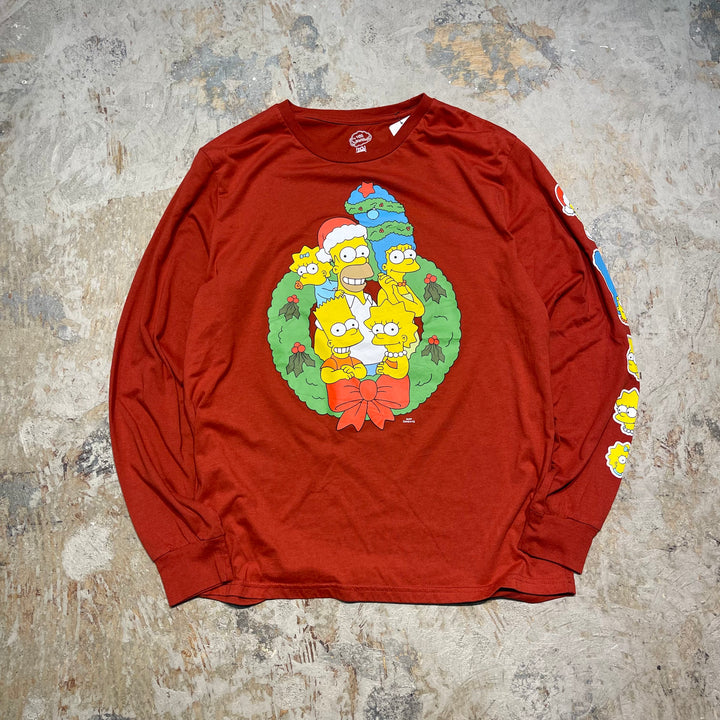 古着 USAVINTAGE/ THE SIMPSONS/ザ・シンプソンズ / キャラクターロングTシャツ / サイズL