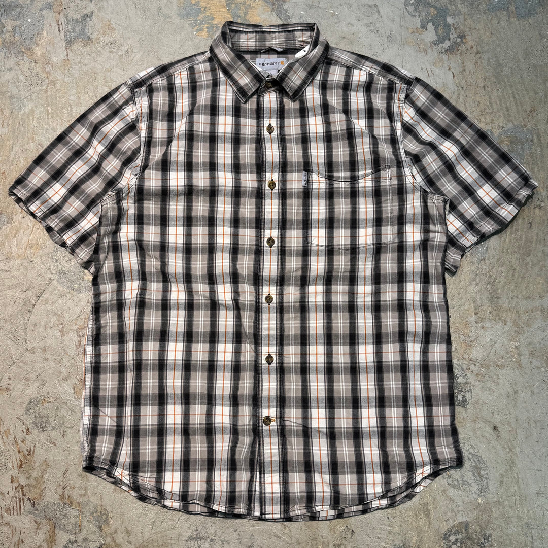 古着 carhartt/カーハート/ ボタンダウン半袖シャツ/ チェック柄/ サイズL