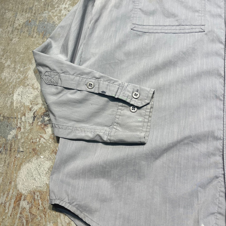 #4367 중고 의류 Carhartt/Long Sleeve Button Down 셔츠/작업 셔츠/작업 셔츠/회사/편안한 착용감/편안한 착용/크기 L