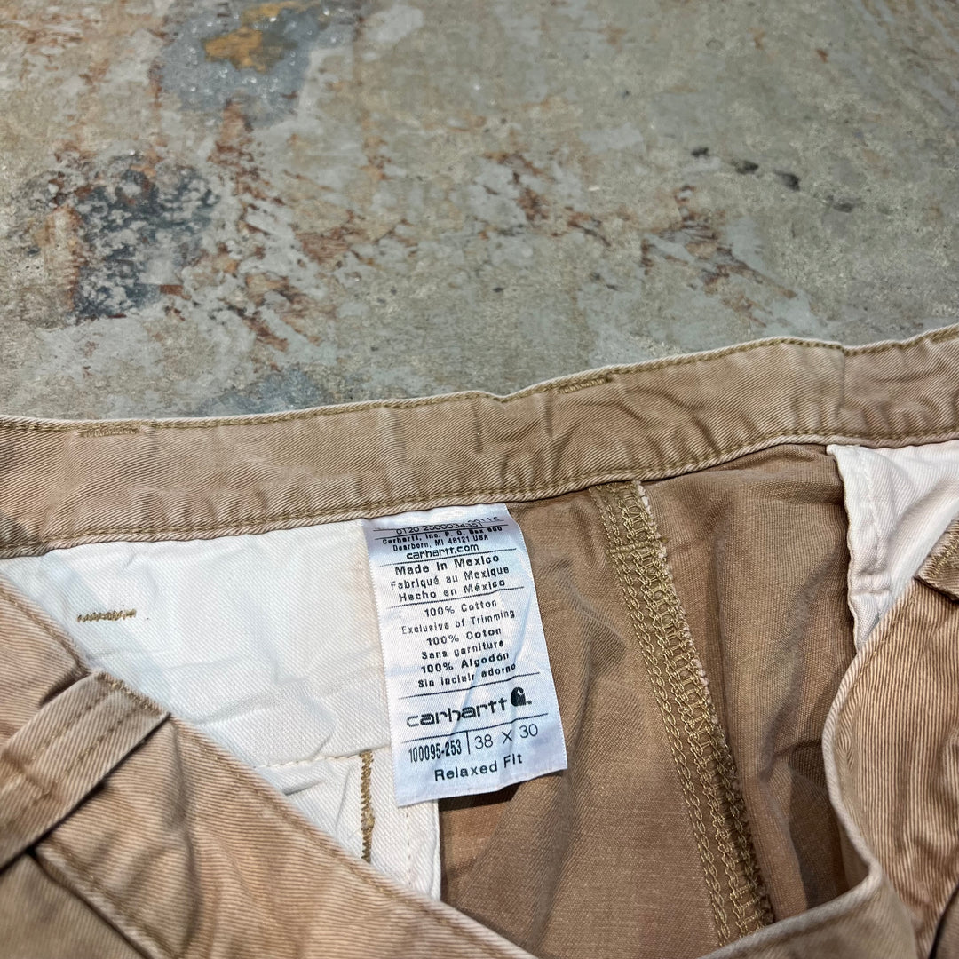 #4739 Used clothing Carhartt/Duck Painter Pants/Duck fabric Painter pants/Size W38×30