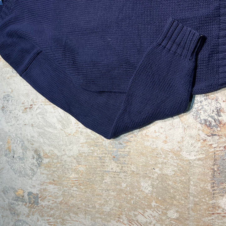 #3706 古着 POLO by Ralph Lauren/ラルフローレン / Cotton knit V Neck Sweatrer Shirts/コットLンニットVネックセーター/サイズL