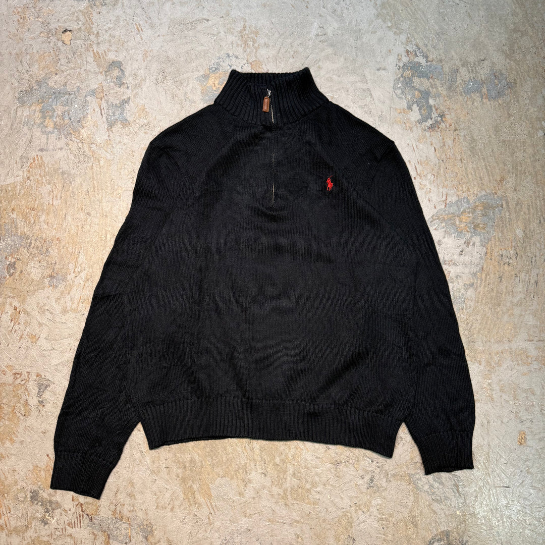 Ralph Lauren/ Polo Ralph Lauren/ Half Zip 니트 스웨터/ 크기 XL의 중고 의류 폴로