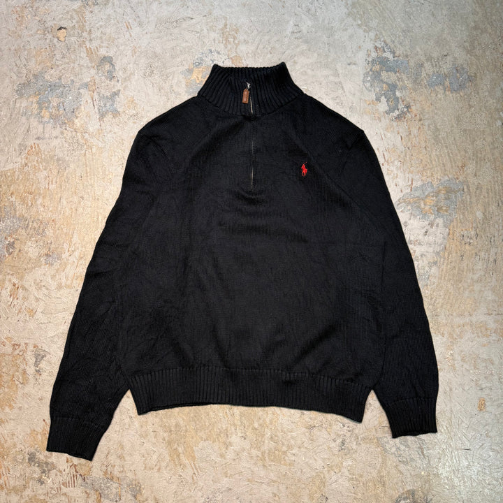 Ralph Lauren/ Polo Ralph Lauren/ Half Zip 니트 스웨터/ 크기 XL의 중고 의류 폴로