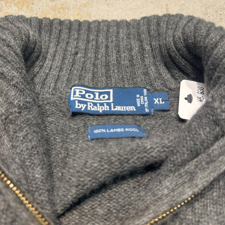 Ralph Lauren/ Polo Ralph Lauren/ Half Zip 니트 스웨터/ 크기 XL의 중고 의류 폴로