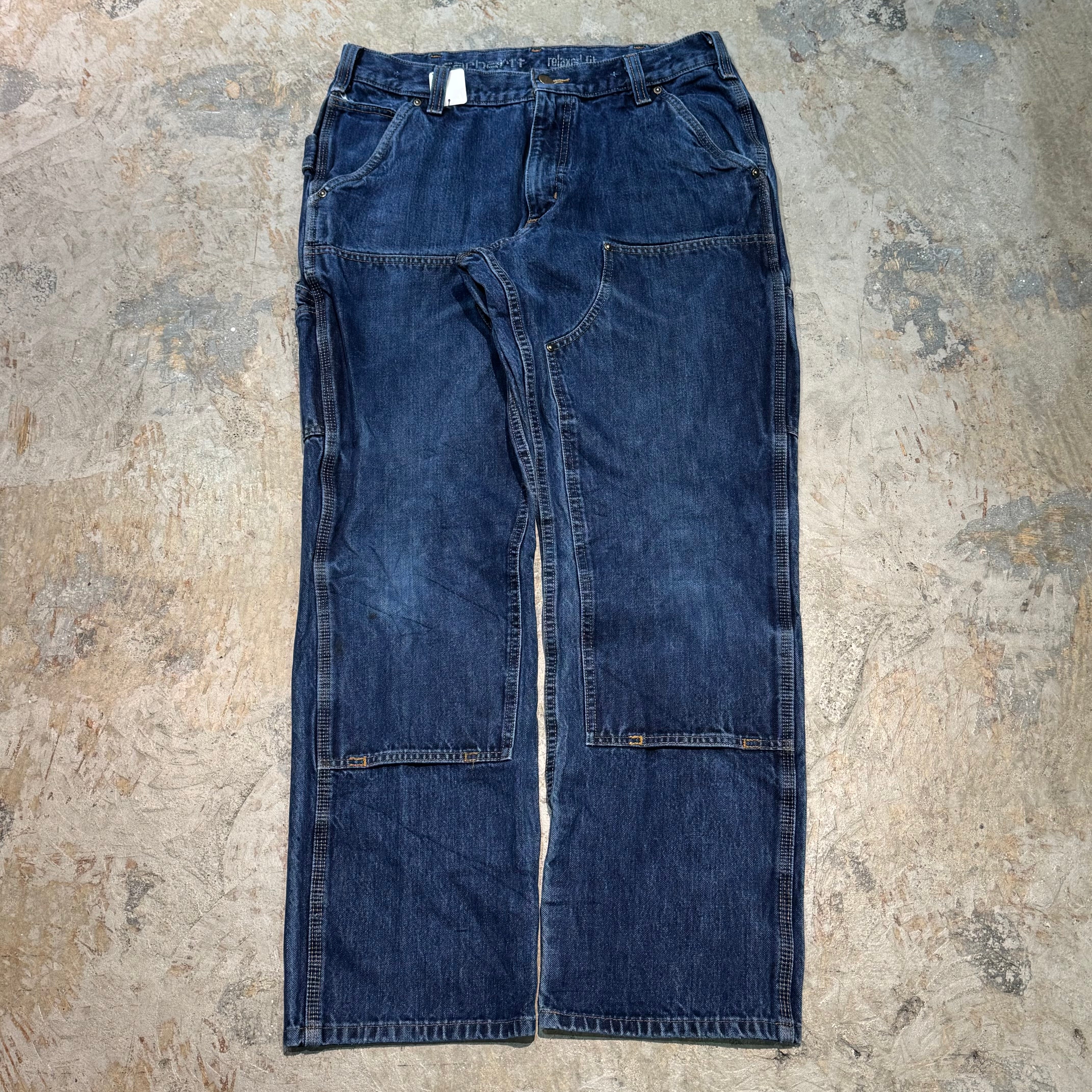 古着 Carhartt/ カーハート/ ダブルニーデニムペインターパンツ/ 実寸