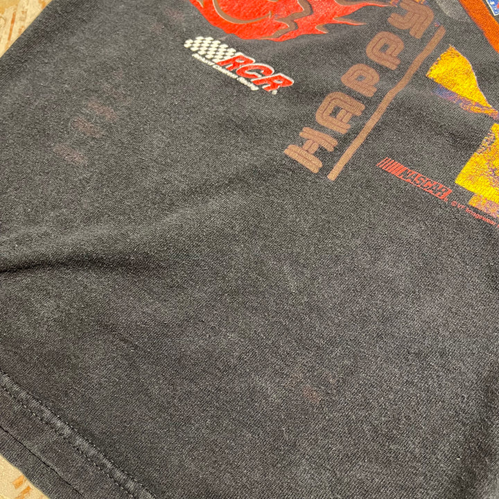 古着 モンテ・カルロ/ケビン・ハーヴィック/車/プリントTシャツ / サイズXL相当