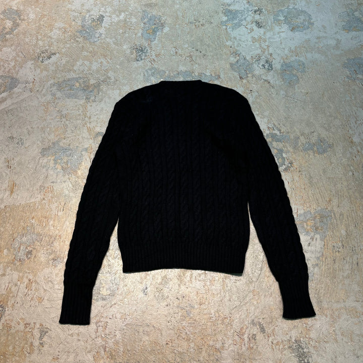 古着 Polo by Ralph Lauren/ポロラルフローレン / ケーブルニットセーター /カシミヤ混/サイズS