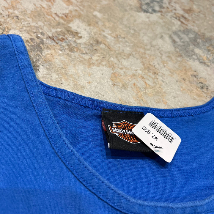 빈티지 할리 데이비슨 / 할리 데이비슨 / 볼티모어 메릴랜드 매장 / 인쇄 티셔츠 / 민소매 / 크기 xxl