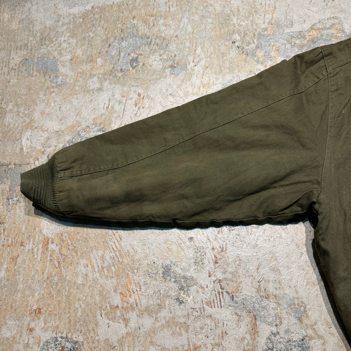 중고 의류 60의 McRegor/Bomber 재킷/스위칭 가죽/크기 l