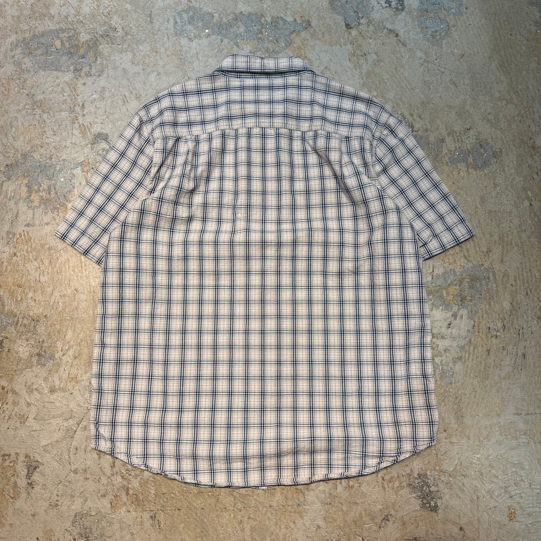 Used clothing carhartt/ Carhartt/ Button-down short sleeve shirt/ Checkered pattern/ Size XL