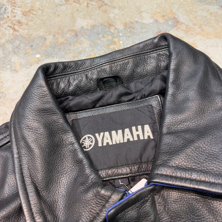 古着 YAMAHA/ フルジップレザージャケット/サイズL