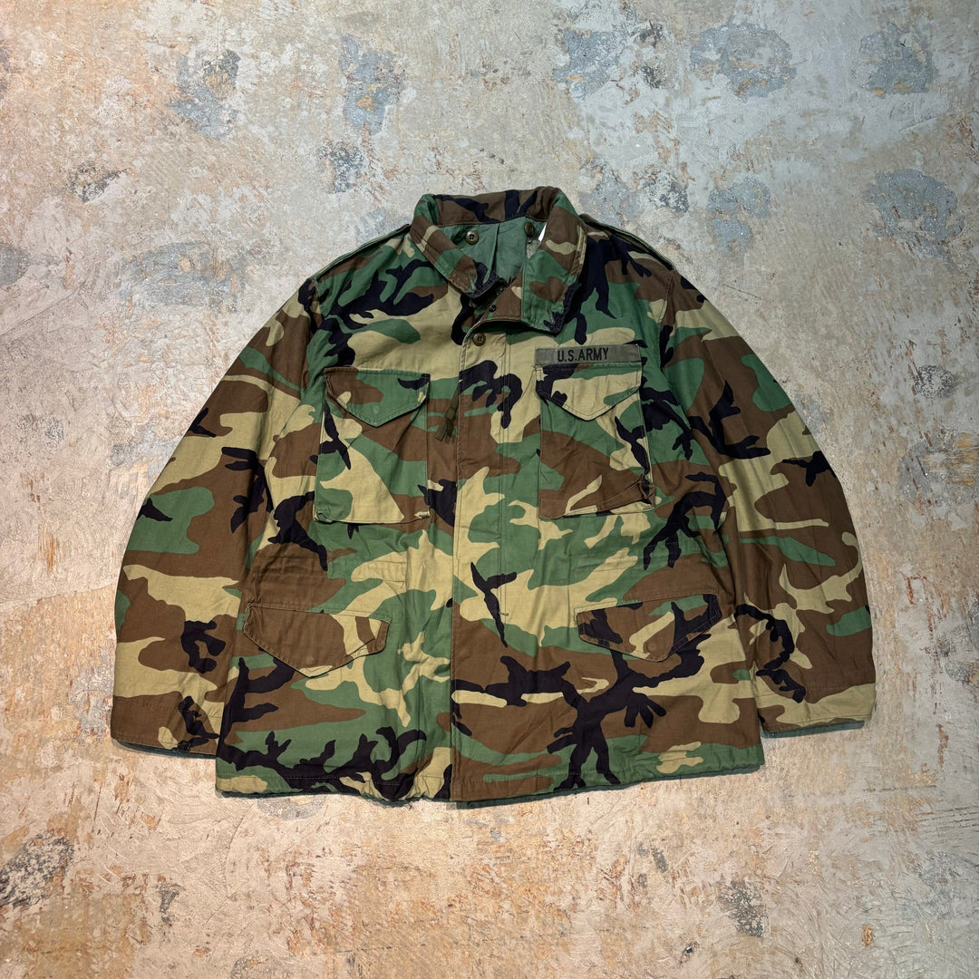 Used clothing Made in USA 99's U.S.ARMY/US Army/Field Jacket/Woodland Camouflage/Size X-Large - Regular