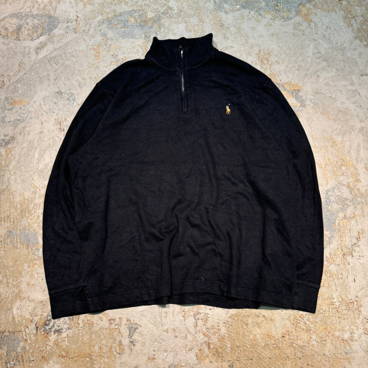 旧衣POLO by Ralph Lauren/ POLO拉尔夫劳伦/半拉链针织毛衣/尺寸L