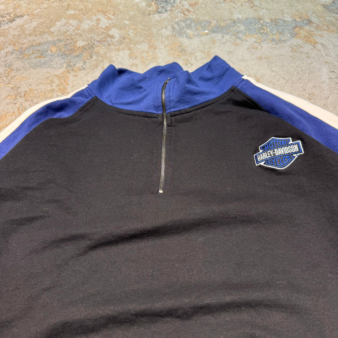 Used clothing HARLEY-DAVIDSON/ Harley Davidson/ Half zip sweatshirt/ Size XL