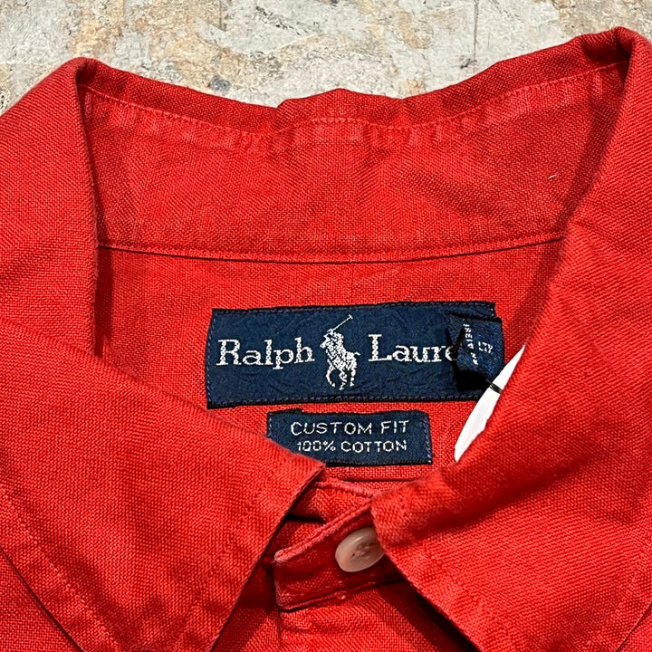 #4307 Ralph Lauren/ラルフローレン L/S B.D Shirts/ボタンダウンシャツ サイズXL