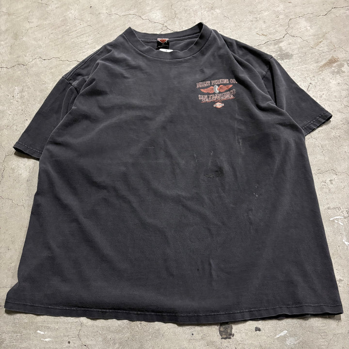 古着 USA製 97's Harley-Davidson/ハーレーダビッドソン/ プリントTシャツ/ サイズXXL