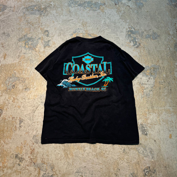 古着 USA製 Harley-Davidson/ハーレーダビッドソン/ プリントTシャツ/ サイズL