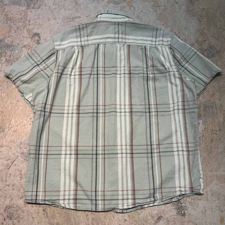 古着 carhartt/カーハート/ ボタンダウン半袖シャツ/ チェック柄/ サイズXL
