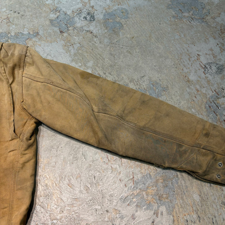 Used clothing 80's to 90's carhartt/ Carhartt/ Detroit jacket/ Duck fabric/ Lining blanket/ Check/ Equivalent to size M~L
