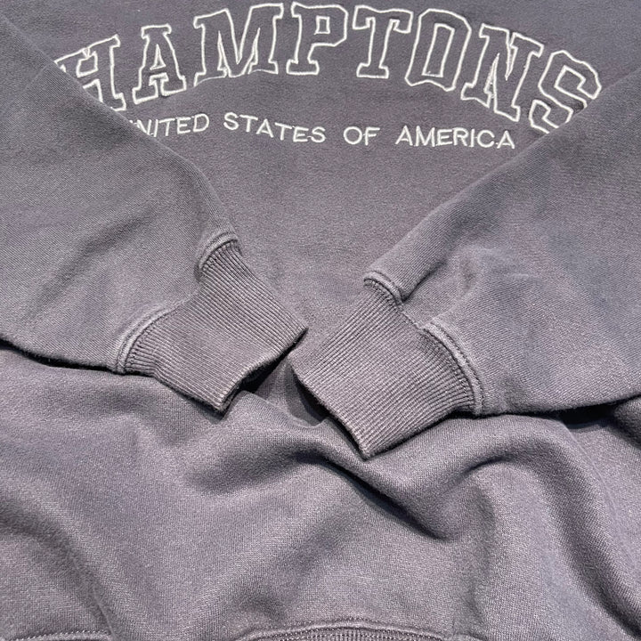 #4124 古着 Unknow/Crew Neck Print Sweat/クルーネックプリントスウェット/HAMPTONS UNITED STATES OF AMERICA/サイズS