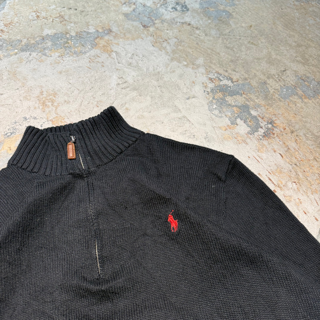 Ralph Lauren/ Polo Ralph Lauren/ Half Zip 니트 스웨터/ 크기 XL의 중고 의류 폴로