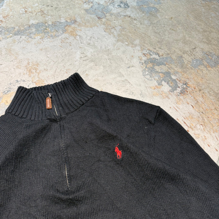 Ralph Lauren/ Polo Ralph Lauren/ Half Zip 니트 스웨터/ 크기 XL의 중고 의류 폴로