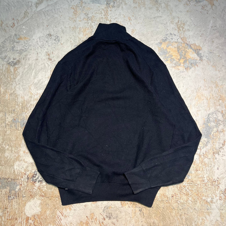 #3750 古着 Polo Ralph Lauren/ポロラルフローレン / Half Zip Pima Cotton Knit Sweater/ハーフジップ ピマコットンニット セーター / サイズL