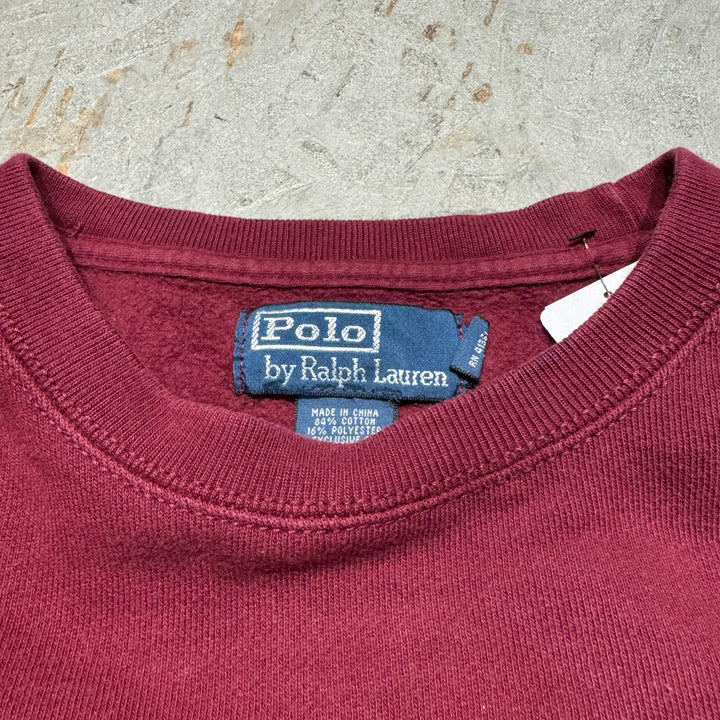중고 의류 polobyralphloren/ polobyralphloren/ reverse weave/ crew neck steeshirt/ v-gazette/ size s