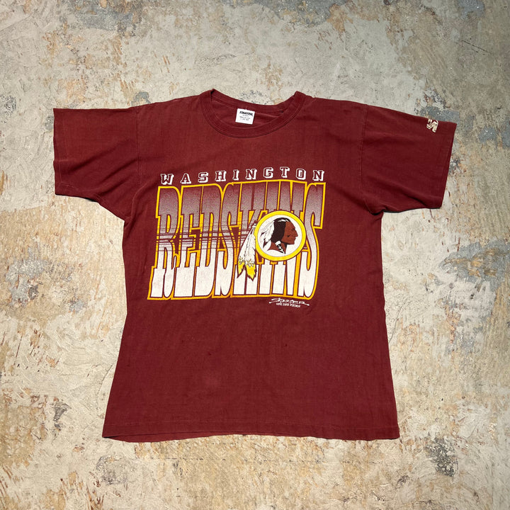 古着 USA製 90's starter/スターター / ワシントン・レッドスキンズ / ヴィンテージ シングルステッチ プリントTシャツ/サイズL