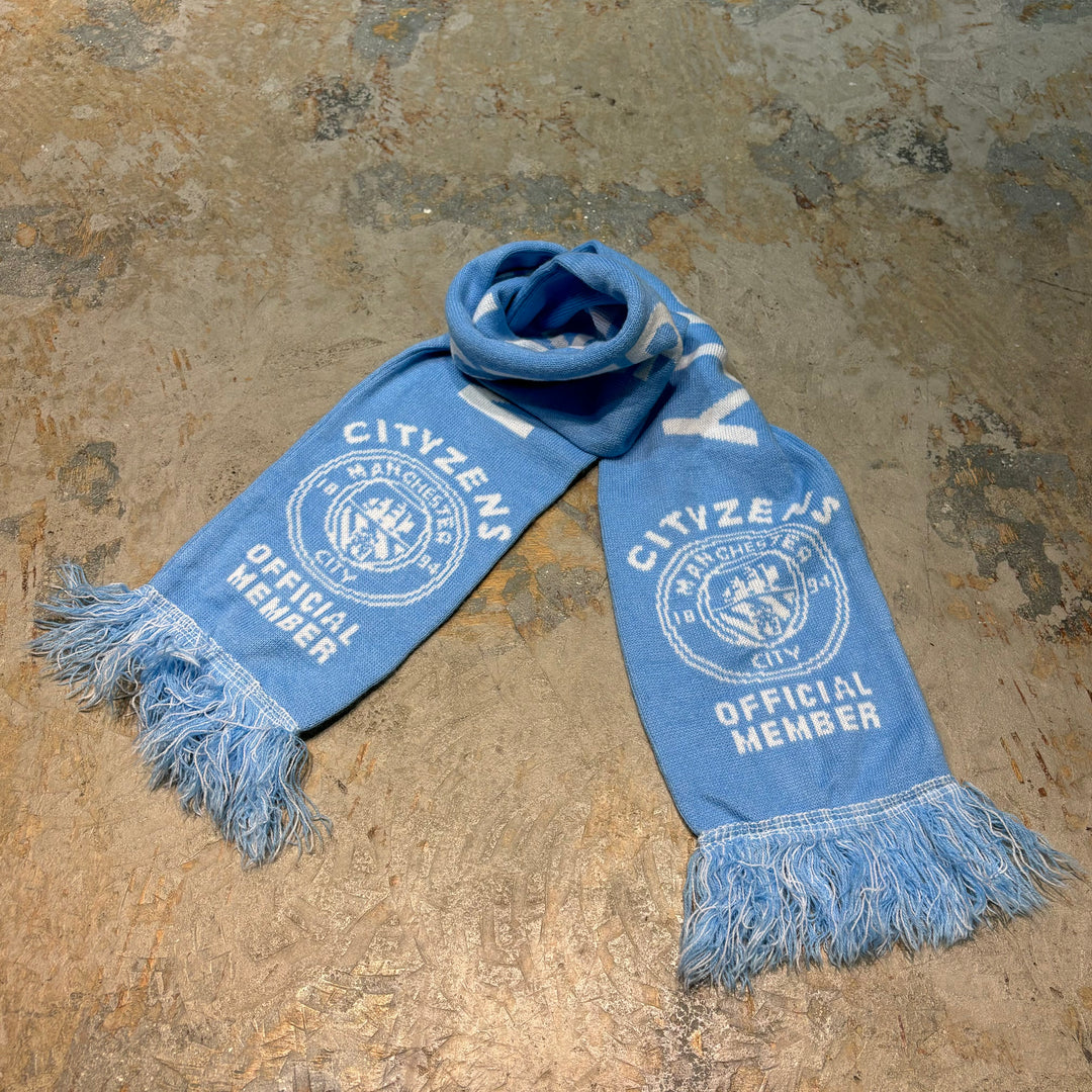 Used Soccer Scarf / MANCHESTER CITY FC / Manchester City / CITYZENS / Premier League