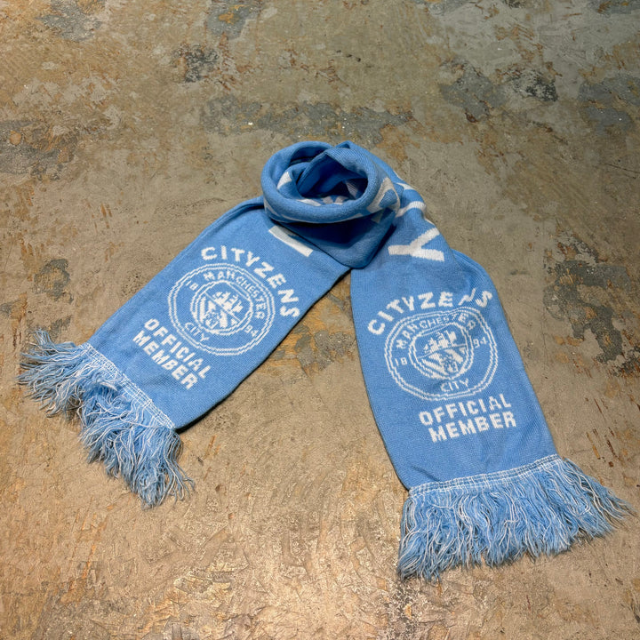 Used Soccer Scarf / MANCHESTER CITY FC / Manchester City / CITYZENS / Premier League
