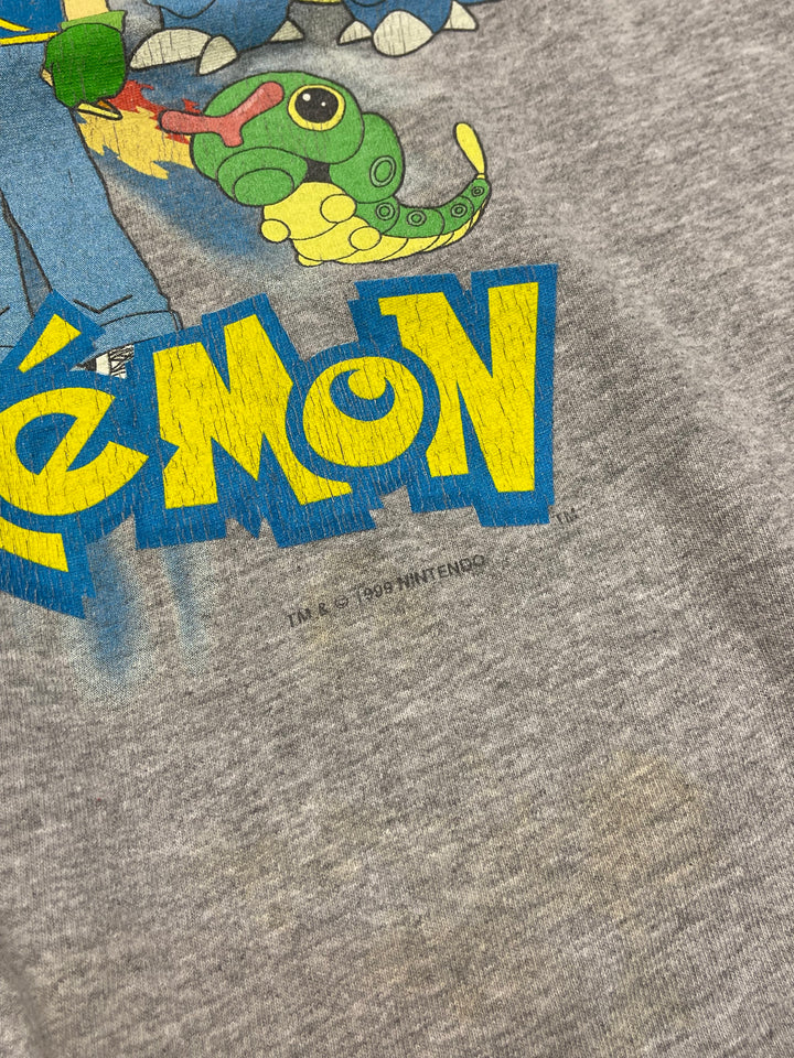 #MA150 古着 USA製 99's Pokemon/ポケモン / 初代 / Nintendo/任天堂 / プリントTシャツ/サイズM相当