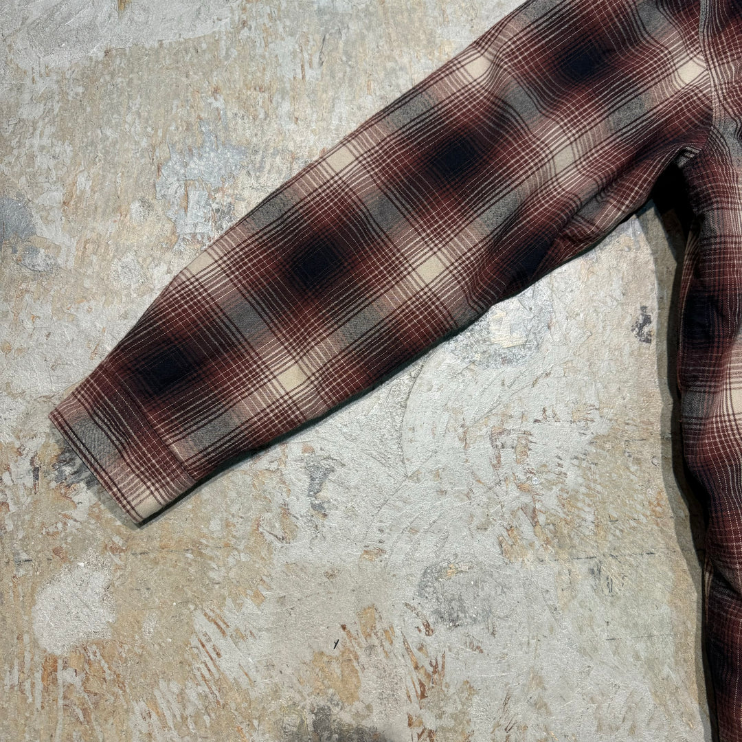 Used clothing CARHARTT/Carhartt/Shirt jacket/Checked pattern/Fleece lining/Size L