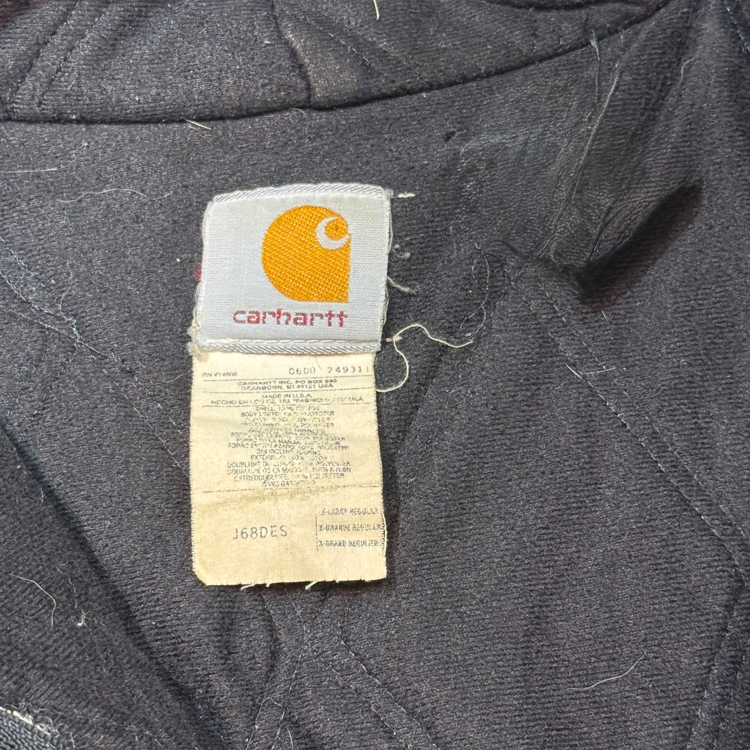 古着 carhartt/ カーハート/ アクティブジャケット/ 裏地キルティング/ サイズXL