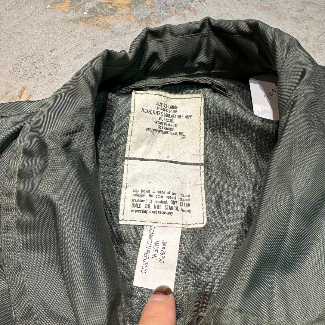 Used clothing U.S.ARMY/US Army/CWU-45/P flight jacket/5th Model/MIL-J-83388E/Size XXL