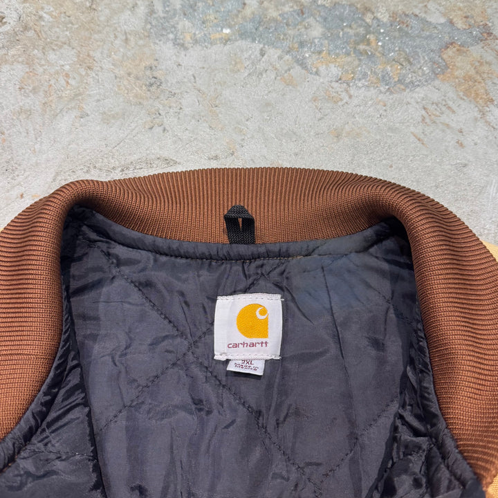 古着 Carhartt/ カーハート/ サンドストーンベスト/ ダック地/ 裏地キルティング/ サイズ2XL